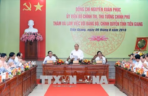 政府总理阮春福:前江省力应在高科技农业等5大支柱上实现发展 ảnh 1 政府总理阮春福:前江省力应在高科技农业等5大支柱上实现发展 ảnh 1