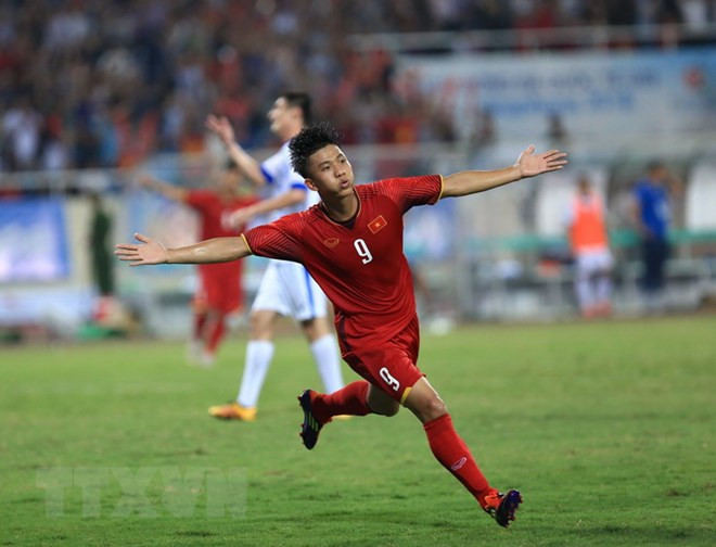 越南U23队夺得2018年VinaPhone杯U23国际足球锦标赛冠军 ảnh 1 越南U23队夺得2018年VinaPhone杯U23国际足球锦标赛冠军 ảnh 1