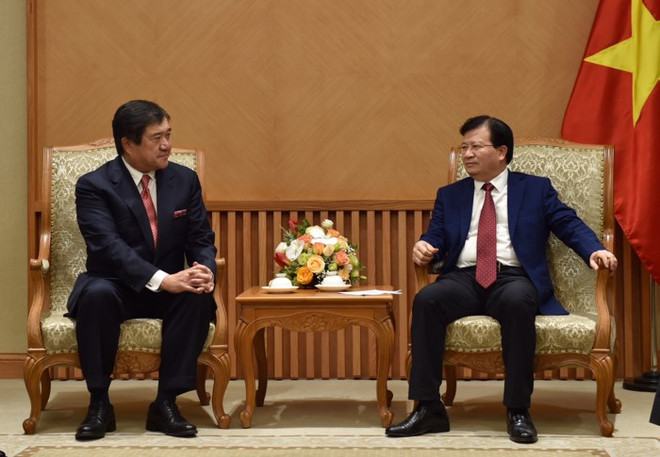 政府总理郑廷勇会见日本三井物产株式会社社长安永龙夫 ảnh 1 政府总理郑廷勇会见日本三井物产株式会社社长安永龙夫 ảnh 1