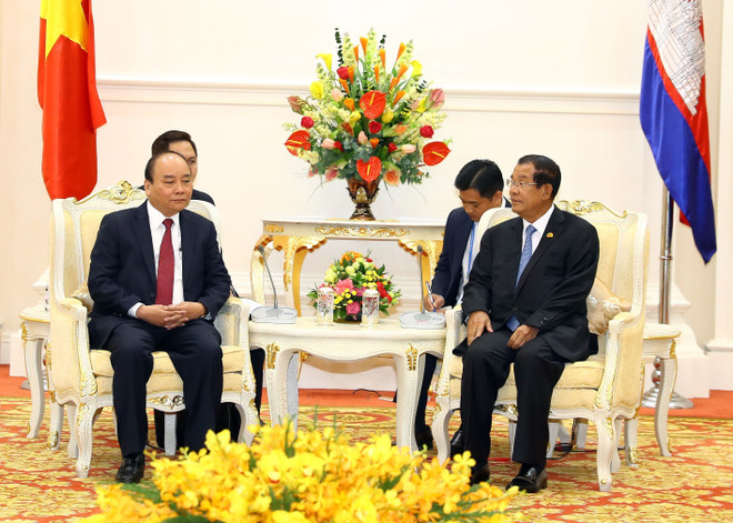 越柬一致同意加快陆地边界勘界立碑工作进度 力争尽早完成该工作 ảnh 1 越柬一致同意加快陆地边界勘界立碑工作进度 力争尽早完成该工作 ảnh 1