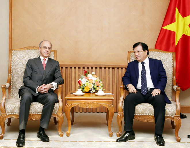 政府副总理郑廷勇会见英国怡和集团执行董事詹姆士•沙逊勋爵 ảnh 1