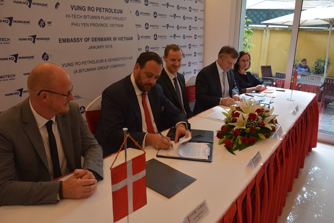 丹麦将采用绿色技术在越南兴建沥青粘合剂生产厂 ảnh 1