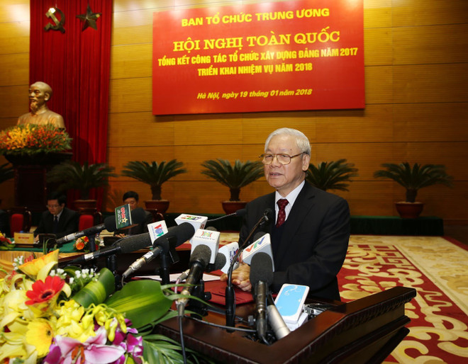 越共中央组织部召开2018年全国党建工作部署会议 ảnh 3
