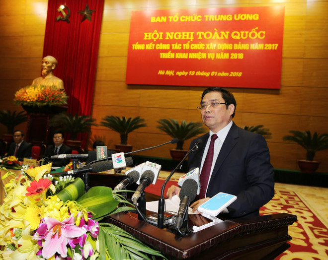 越共中央组织部召开2018年全国党建工作部署会议 ảnh 2