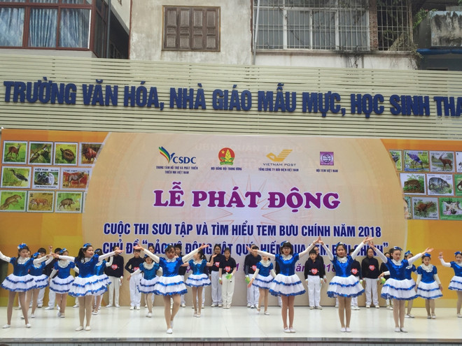 “维护珍稀动物”邮票知识竞赛和集邮比赛正式启动 ảnh 2