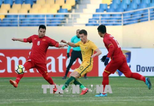 2018年U23亚洲杯D组:越南U23足球队1-0击败澳大利亚U23足球队 ảnh 2 2018年U23亚洲杯D组:越南U23足球队1-0击败澳大利亚U23足球队 ảnh 2