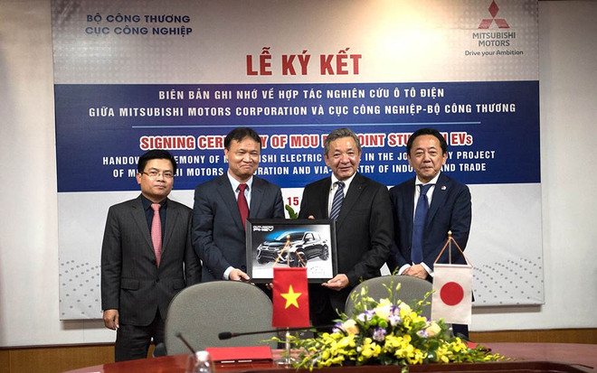 越南与日本三菱汽车集团合作发展环境友好型的电动汽车 ảnh 2