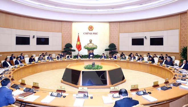 越南政府确定2018年的主题为“自律、廉政、行动、创新、有效” ảnh 1 越南政府确定2018年的主题为“自律、廉政、行动、创新、有效” ảnh 1