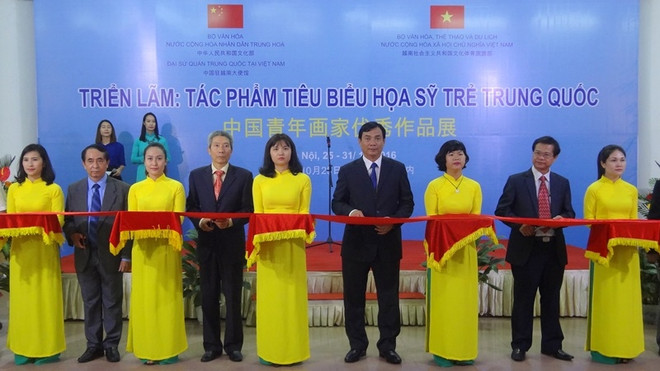 中国青年画家优秀作品展亮相河内 ảnh 1