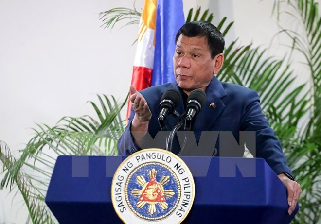 菲总统杜特尔特:除美国以外菲律宾并不打算结交任何其他军事盟友 ảnh 1 菲总统杜特尔特:除美国以外菲律宾并不打算结交任何其他军事盟友 ảnh 1
