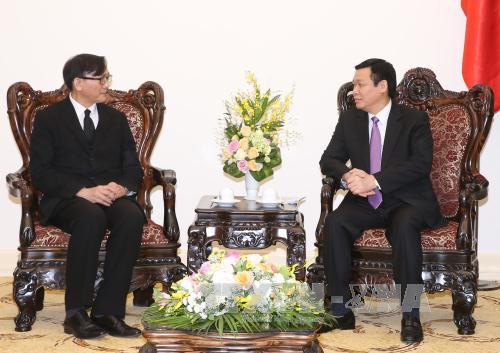 王廷惠副总理会见泰国驻越大使马诺斋·旺帕迪 ảnh 1 王廷惠副总理会见泰国驻越大使马诺斋·旺帕迪 ảnh 1