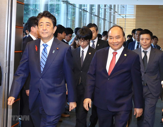 阮春福日本之行引日媒高度关注 ảnh 1 阮春福日本之行引日媒高度关注 ảnh 1