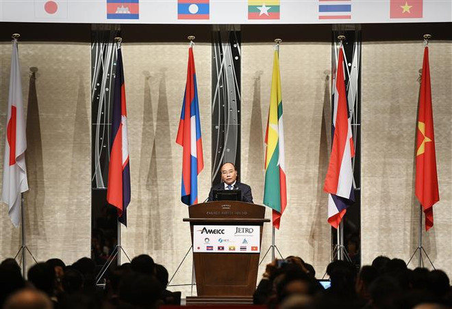 政府总理阮春福出席日本与湄公河流域国家商务论坛 ảnh 1