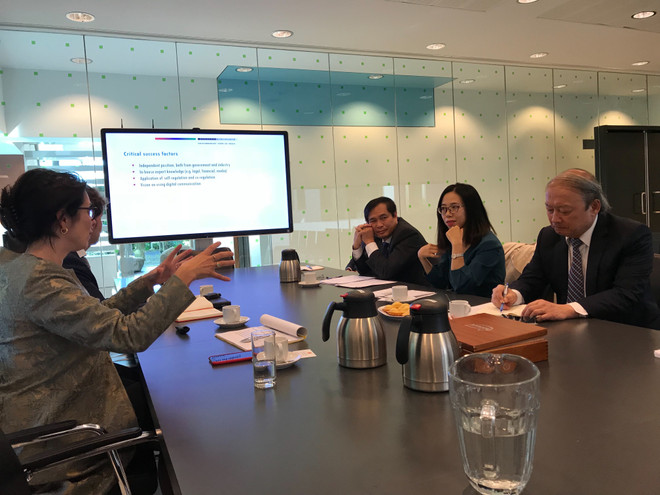 越共中央宣教部工作代表团访问荷兰 了解该国传媒政策 ảnh 1 越共中央宣教部工作代表团访问荷兰 了解该国传媒政策 ảnh 1