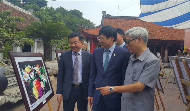 首都解放64周年:“我心中的河内”摄影展在文庙国子监举行 ảnh 2 首都解放64周年:“我心中的河内”摄影展在文庙国子监举行 ảnh 2