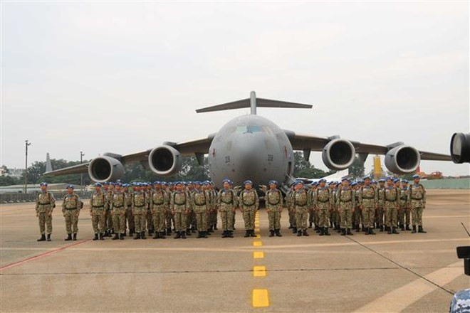 越南维和部队出征 赶赴南苏丹执行任务 ảnh 1 越南维和部队出征 赶赴南苏丹执行任务 ảnh 1