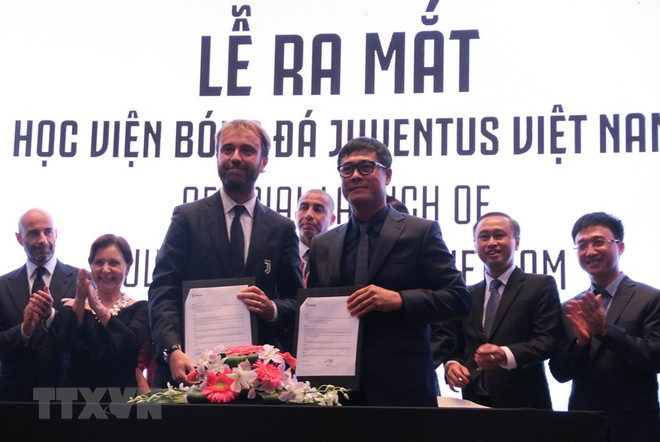 越南尤文图斯足球学院正式成立亮相 ảnh 2 越南尤文图斯足球学院正式成立亮相 ảnh 2