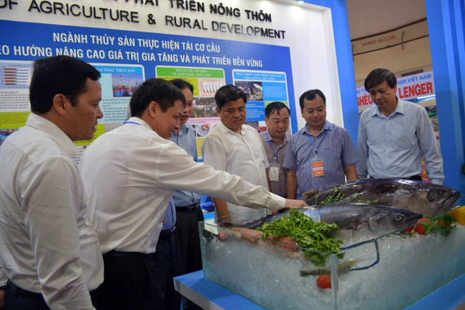 河内水产品交易会举行 ảnh 1 河内水产品交易会举行 ảnh 1