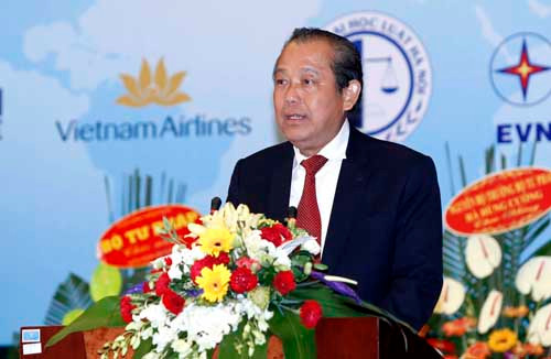 张和平副总理出席越南国际法协会成立大会 ảnh 1 张和平副总理出席越南国际法协会成立大会 ảnh 1