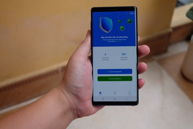 越南另有38万人次下载使用Bluezone电子口罩应用程序 ảnh 1 越南另有38万人次下载使用Bluezone电子口罩应用程序 ảnh 1