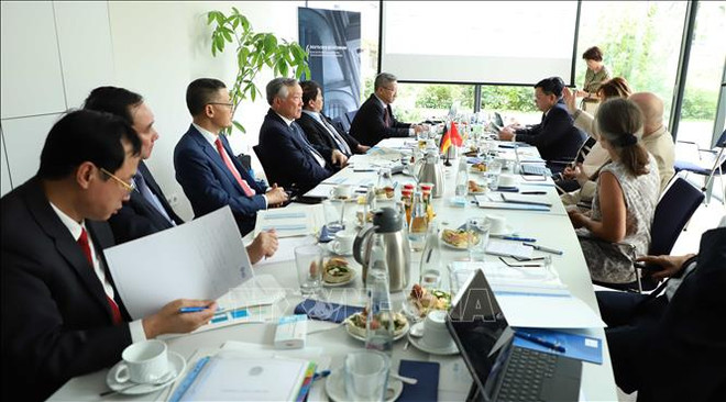 越南最高人民法院院长阮和平对德国进行访问 ảnh 2