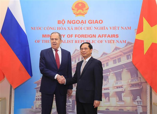 越南外交部部长与俄罗斯联邦外交部长举行会谈 ảnh 2 越南外交部部长与俄罗斯联邦外交部长举行会谈 ảnh 2