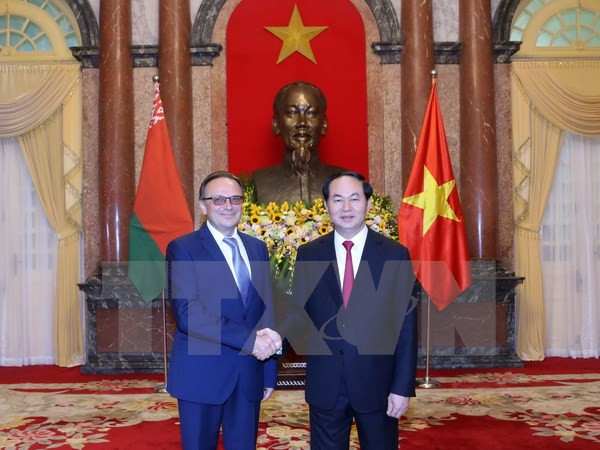 国家主席陈大光接受五国新任驻越大使递交国书 ảnh 2 国家主席陈大光接受五国新任驻越大使递交国书 ảnh 2