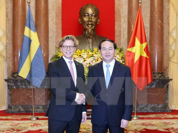 国家主席陈大光接受五国新任驻越大使递交国书 ảnh 5 国家主席陈大光接受五国新任驻越大使递交国书 ảnh 5