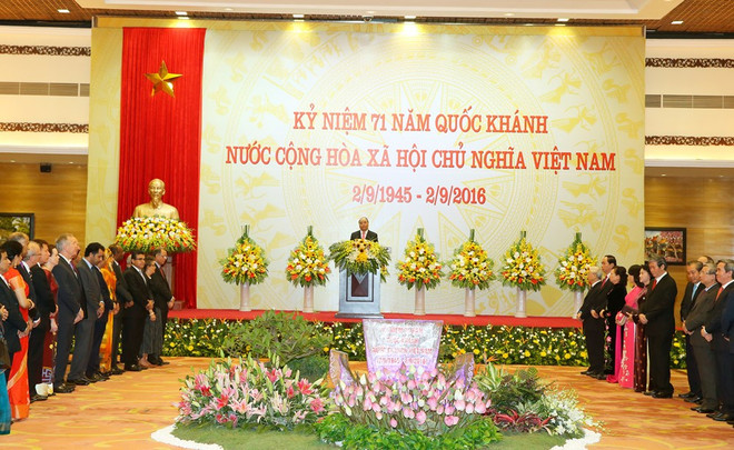 阮春福总理举行国庆招待会庆祝越南社会主义共和国成立71周年 ảnh 2 阮春福总理举行国庆招待会庆祝越南社会主义共和国成立71周年 ảnh 2