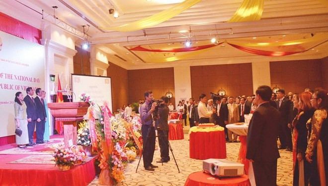 越南驻柬埔寨和中国香港总领事馆举行国庆庆祝活动 ảnh 1 越南驻柬埔寨和中国香港总领事馆举行国庆庆祝活动 ảnh 1