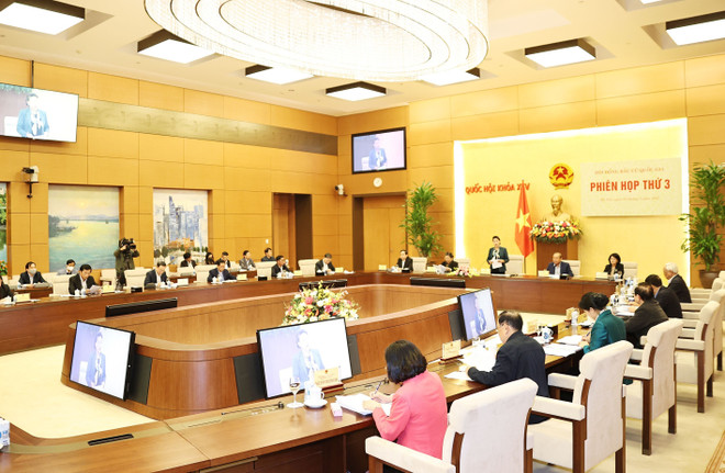 越南国会主席阮氏金银主持国家选举委员会第三次会议 ảnh 2 越南国会主席阮氏金银主持国家选举委员会第三次会议 ảnh 2