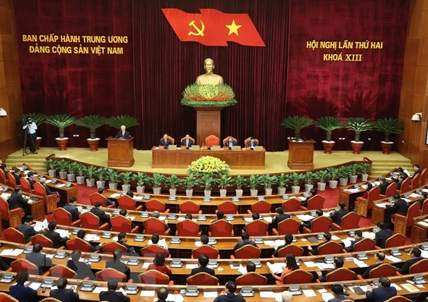 越共十三届中央委员会第二次全体会议:健全国家机构领导职务 ảnh 1 越共十三届中央委员会第二次全体会议:健全国家机构领导职务 ảnh 1