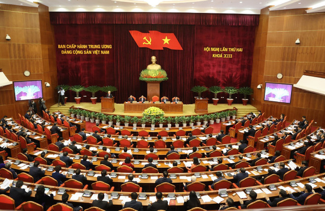 越南共产党第十三届中央委员会第二次中央委员会全体会议在河内开幕 ảnh 1 越南共产党第十三届中央委员会第二次中央委员会全体会议在河内开幕 ảnh 1