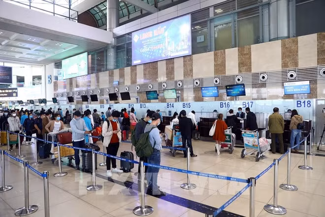 2021年前两个月越南各家航空公司的准点率接近96％ ảnh 1