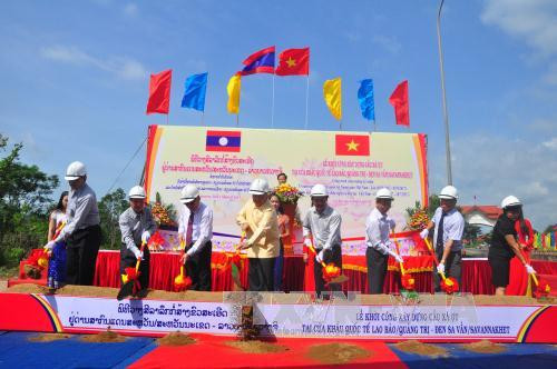 越南劳保-老挝丹沙湾口岸沙恩桥项目正式动工兴建 ảnh 1 越南劳保-老挝丹沙湾口岸沙恩桥项目正式动工兴建 ảnh 1