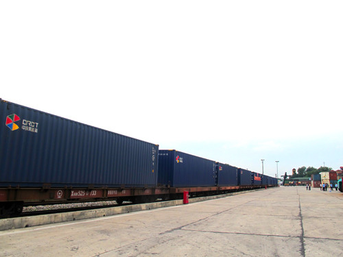 中国广州至越南安园国际铁路集装箱联运班列开通 ảnh 1 中国广州至越南安园国际铁路集装箱联运班列开通 ảnh 1