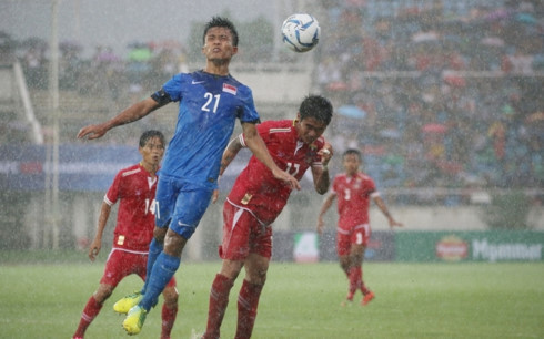 第29届东南亚运动会男足比赛:缅甸队梅开二度取开门红 ảnh 1 第29届东南亚运动会男足比赛:缅甸队梅开二度取开门红 ảnh 1