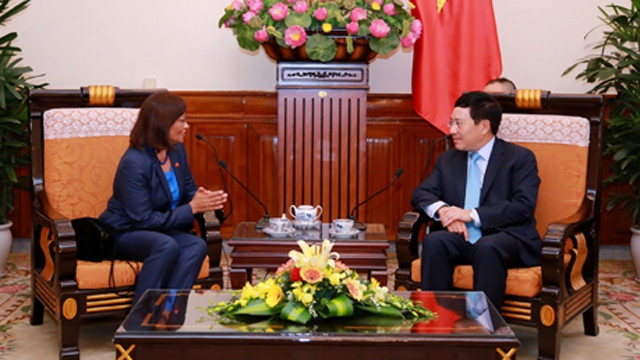 越南政府副总理兼外交部长范平明会见东帝汶新任驻越大使 ảnh 1 越南政府副总理兼外交部长范平明会见东帝汶新任驻越大使 ảnh 1