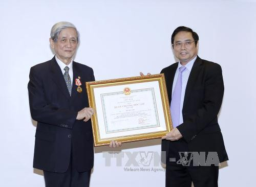 原越通社社长胡进毅荣获一级独立勋章 ảnh 1