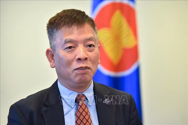 武胡大使：第56届东盟外长会议传递出和平、稳定与繁荣的信息 ảnh 2