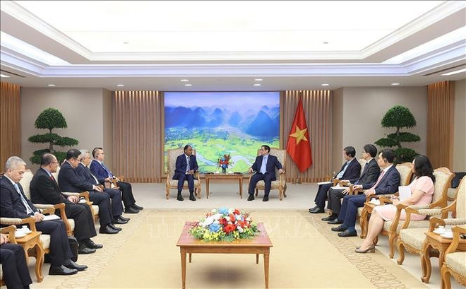 越南政府总理范明政会见马来西亚外交部长 ảnh 2 越南政府总理范明政会见马来西亚外交部长 ảnh 2