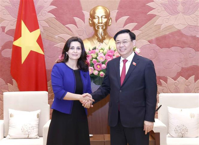 越南国会主席王廷惠分别会见保加利亚和匈牙利驻越南大使 ảnh 1 越南国会主席王廷惠分别会见保加利亚和匈牙利驻越南大使 ảnh 1