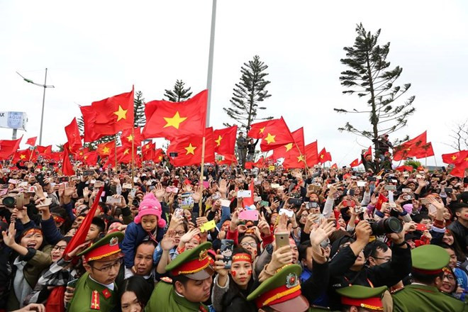 2018年U23亚洲杯:足球让越南与韩国拉得更近 ảnh 2 2018年U23亚洲杯:足球让越南与韩国拉得更近 ảnh 2