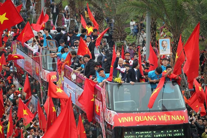 2018年U23亚洲杯:足球让越南与韩国拉得更近 ảnh 1 2018年U23亚洲杯:足球让越南与韩国拉得更近 ảnh 1