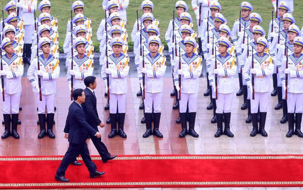 菲律宾总统对越南进行国事访问:越菲发表联合新闻公报 ảnh 1 菲律宾总统对越南进行国事访问:越菲发表联合新闻公报 ảnh 1