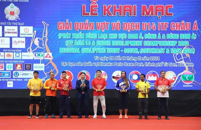 国际网球联合会亚洲 U14 网球锦标赛拉开序幕 ảnh 1 国际网球联合会亚洲 U14 网球锦标赛拉开序幕 ảnh 1