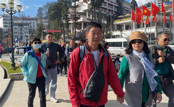 2024年新年三天假期越南各地接待游客人数较去年同期明显增长 ảnh 1