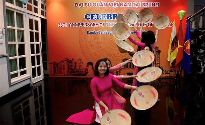 庆祝越南国庆75周年活动陆续在老挝和文莱等东南亚国家举行 ảnh 2