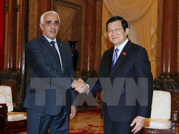 越南国家主席张晋创会见阿尔及利亚最高法院第一院长 ảnh 1 越南国家主席张晋创会见阿尔及利亚最高法院第一院长 ảnh 1