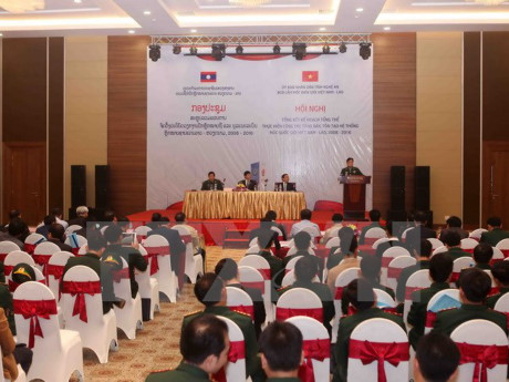 越老两国对越老边境国界碑加密及改造工作进行总结 ảnh 1 越老两国对越老边境国界碑加密及改造工作进行总结 ảnh 1